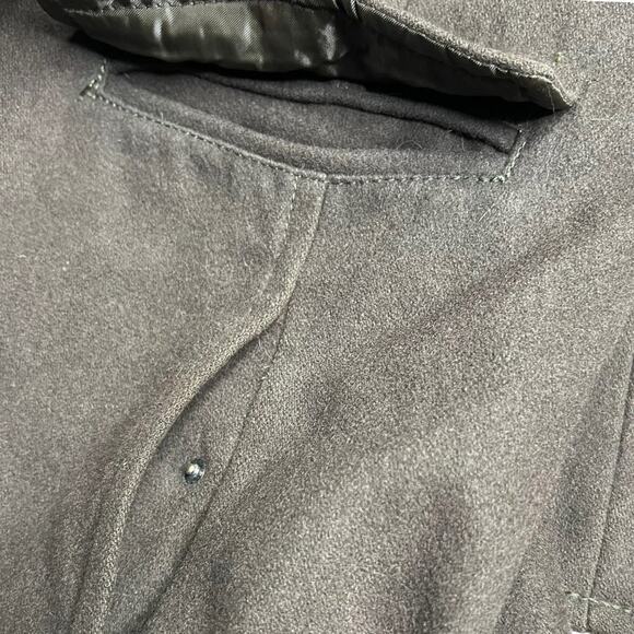 KENNETH Cole Mens Green Wool Blend Coat with Collar Small - Picture 10 of 10